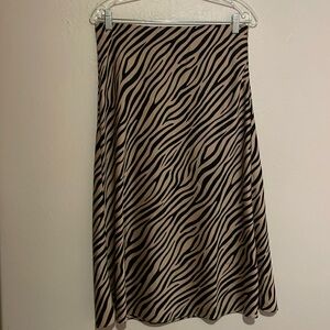 AQUA Animal Stripe Skirt